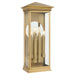 Myhouse Lighting Cyan - 11994 - Four Light Outdoor Wall Sconce - Guilford - Heritage Brass