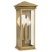 Myhouse Lighting Cyan - 11995 - Three Light Outdoor Wall Sconce - Guilford - Heritage Brass