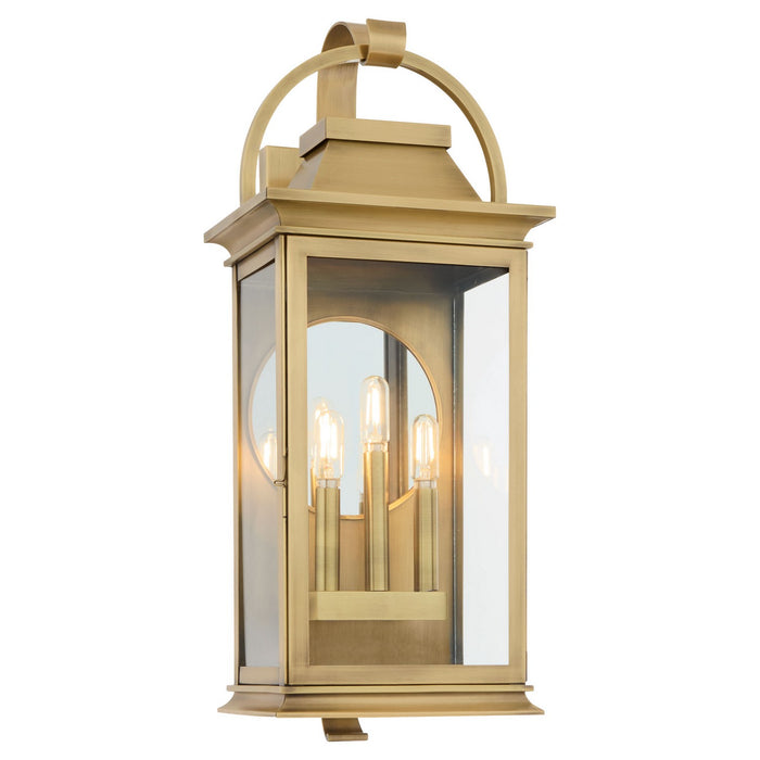 Myhouse Lighting Cyan - 11998 - Three Light Outdoor Wall Sconce - Concord - Heritage Brass