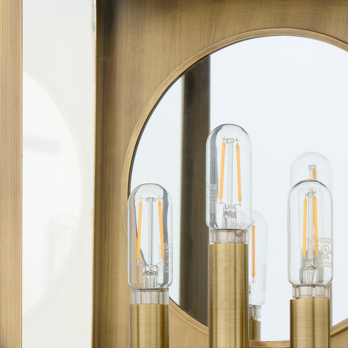 Myhouse Lighting Cyan - 11998 - Three Light Outdoor Wall Sconce - Concord - Heritage Brass