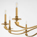 Myhouse Lighting Quorum - 6240-12-47 - 12 Light Chandelier - Chantelle - Brushed Brass