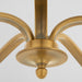 Myhouse Lighting Quorum - 6240-5-47 - Five Light Chandelier - Chantelle - Brushed Brass
