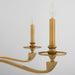Myhouse Lighting Quorum - 6240-5-47 - Five Light Chandelier - Chantelle - Brushed Brass