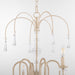 Myhouse Lighting Quorum - 685-6-52 - Six Light Chandelier - Clasica - Washed Oak