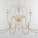 Myhouse Lighting Quorum - 686-8-52 - Eight Light Chandelier - Clasica - Washed Oak