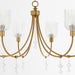 Myhouse Lighting Quorum - 693-6-47 - Six Light Chandelier - Meriam - Brushed Brass
