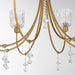 Myhouse Lighting Quorum - 693-8-47 - Eight Light Chandelier - Meriam - Brushed Brass