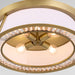 Myhouse Lighting Quorum - 3382-4-47 - Four Light Flush Mount - Gorham - Brushed Brass