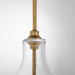 Myhouse Lighting Quorum - 8002-1-47 - One Light Pendant - Tilbrook - Brushed Brass