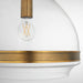 Myhouse Lighting Quorum - 8002-1-47 - One Light Pendant - Tilbrook - Brushed Brass