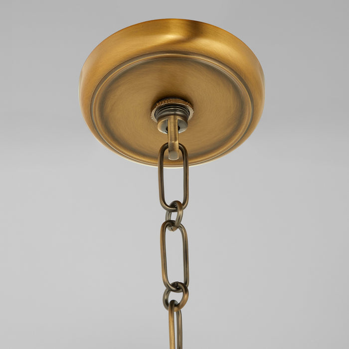 Myhouse Lighting Quorum - 8002-3-47 - Three Light Pendant - Tilbrook - Brushed Brass