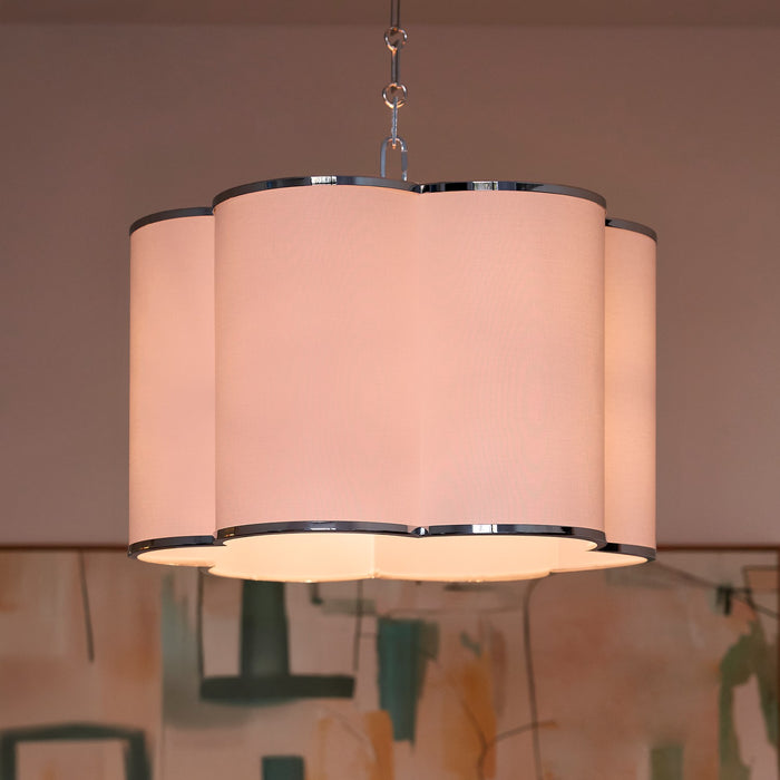 Myhouse Lighting Quorum - 8228-4-14 - Four Light Pendant - Belinder - Chrome