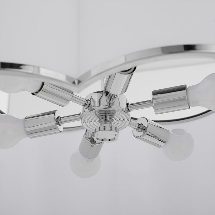 Myhouse Lighting Quorum - 8228-6-14 - Six Light Pendant - Belinder - Chrome