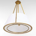 Myhouse Lighting Quorum - 8382-4-47 - Four Light Pendant - Gorham - Brushed Brass