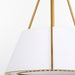 Myhouse Lighting Quorum - 8382-4-47 - Four Light Pendant - Gorham - Brushed Brass