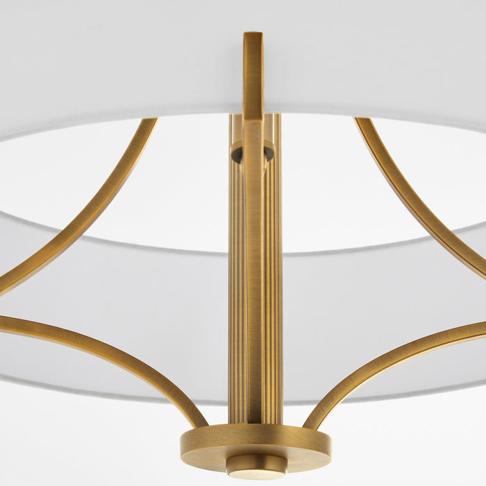 Myhouse Lighting Quorum - 841-4-47 - Four Light Pendant - Imperial - Brushed Brass
