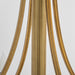 Myhouse Lighting Quorum - 841-4-47 - Four Light Pendant - Imperial - Brushed Brass