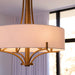 Myhouse Lighting Quorum - 841-4-47 - Four Light Pendant - Imperial - Brushed Brass