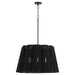 Myhouse Lighting Quorum - 851-6-59 - Six Light Pendant - Anton - Matte Black