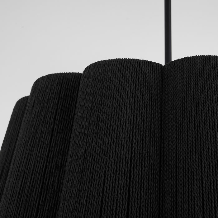 Myhouse Lighting Quorum - 851-6-59 - Six Light Pendant - Anton - Matte Black