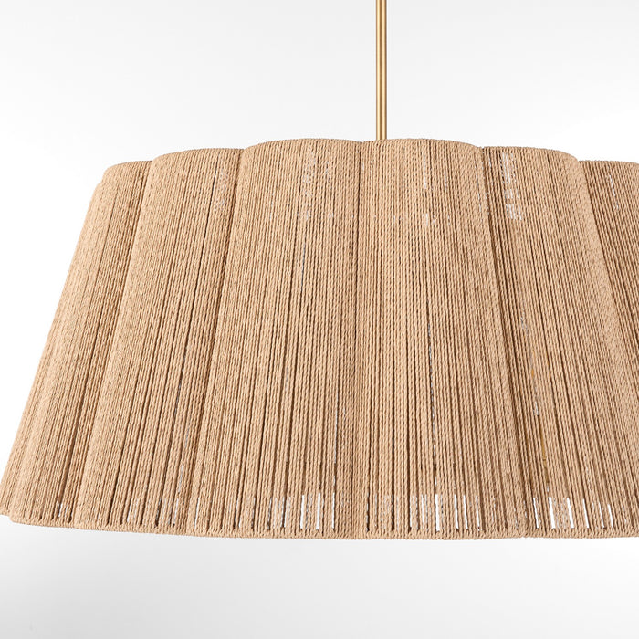 Myhouse Lighting Quorum - 851-8-47 - Eight Light Pendant - Anton - Brushed Brass