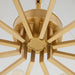 Myhouse Lighting Quorum - 8561-12-80 - 12 Light Pendant - Karnes - Aged Brass