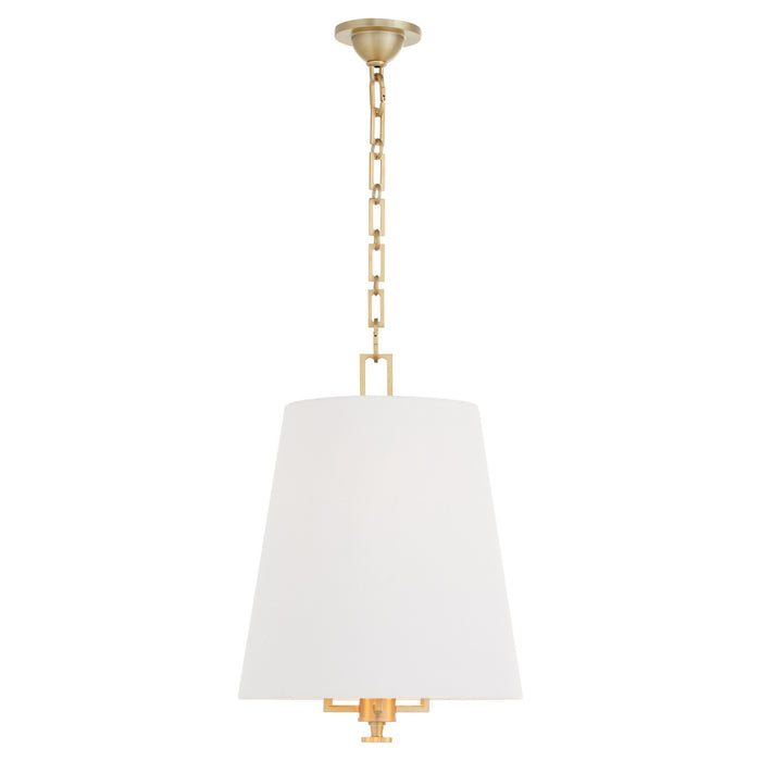 Myhouse Lighting Quorum - 8562-3-80 - Three Light Pendant - Karnes - Aged Brass