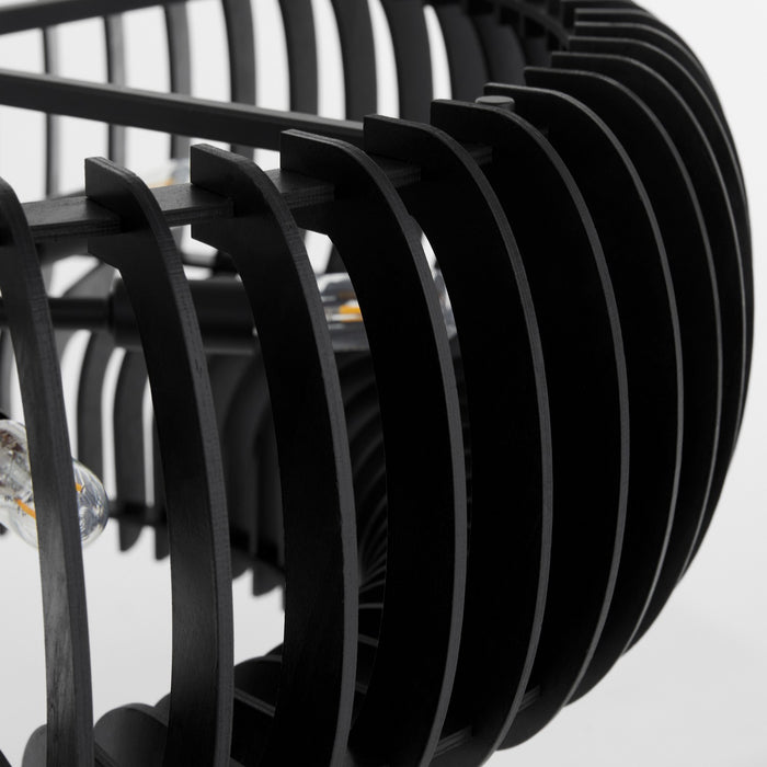 Myhouse Lighting Quorum - 8905-6-59 - Six Light Pendant - Harrelson - Matte Black