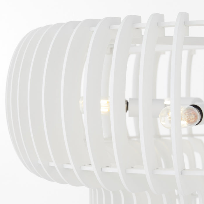 Myhouse Lighting Quorum - 8905-6-8 - Six Light Pendant - Harrelson - Studio White