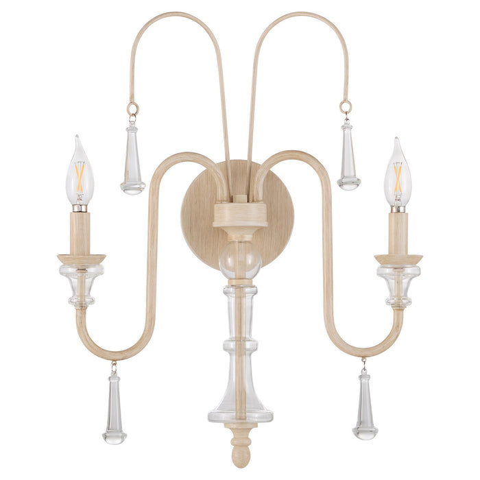 Myhouse Lighting Quorum - 585-2-52 - Two Light Wall Mount - Clasica - Washed Oak