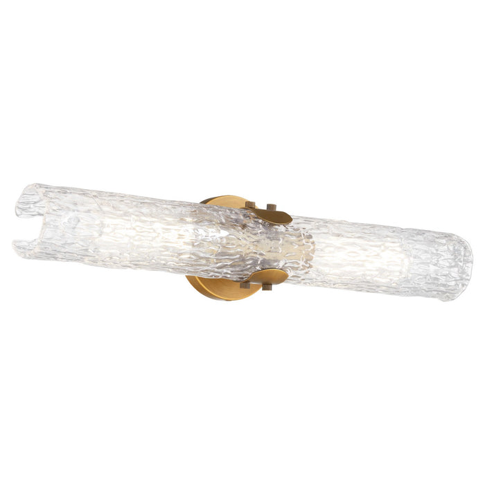 Myhouse Lighting Quorum - 593-2-147 - Two Light Wall Sconce - Meriam - Brushed Brass