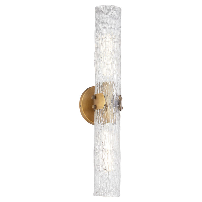 Myhouse Lighting Quorum - 593-2-147 - Two Light Wall Sconce - Meriam - Brushed Brass