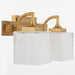 Myhouse Lighting Quorum - 5502-2-47 - Two Light Vanity - Diamonte - Brushed Brass