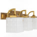 Myhouse Lighting Quorum - 5502-3-47 - Three Light Vanity - Diamonte - Brushed Brass