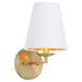 Myhouse Lighting Quorum - 5562-1-80 - One Light Wall Mount - Karnes - Aged Brass