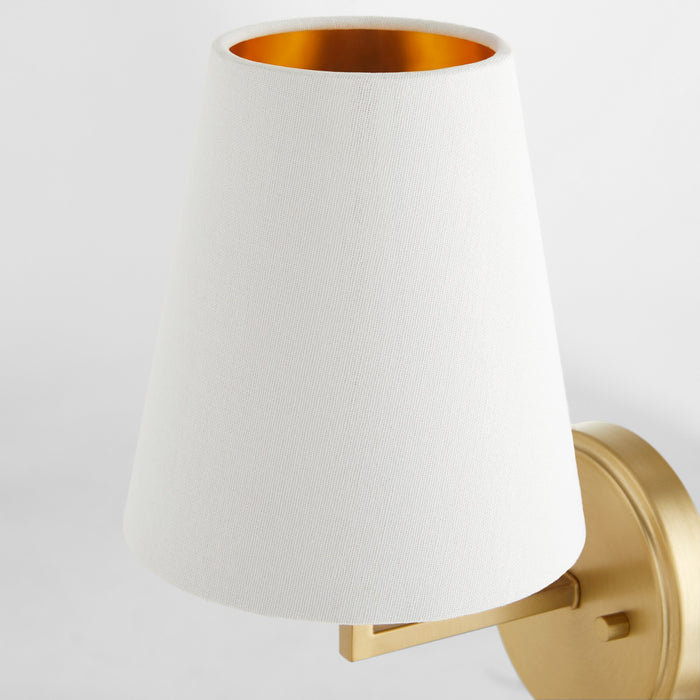 Myhouse Lighting Quorum - 5562-1-80 - One Light Wall Mount - Karnes - Aged Brass