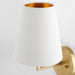 Myhouse Lighting Quorum - 5562-1-80 - One Light Wall Mount - Karnes - Aged Brass