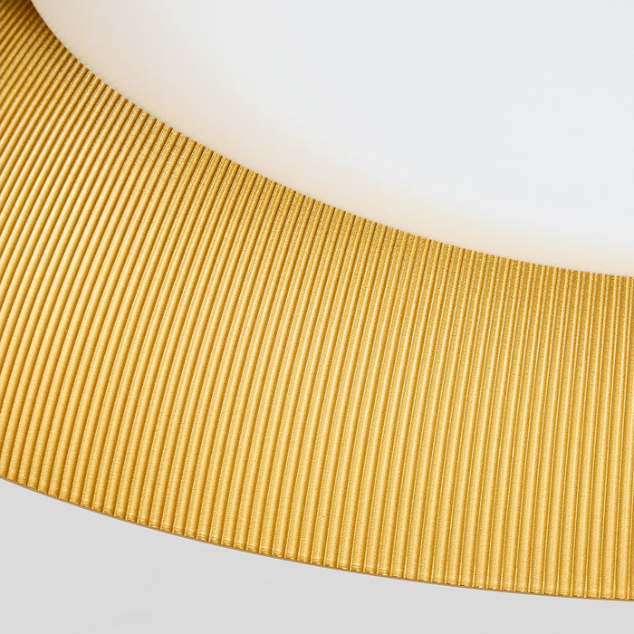 Myhouse Lighting Oxygen - 3-206-650 - LED Ceiling Mount - Lucci - White / Industrial Brass