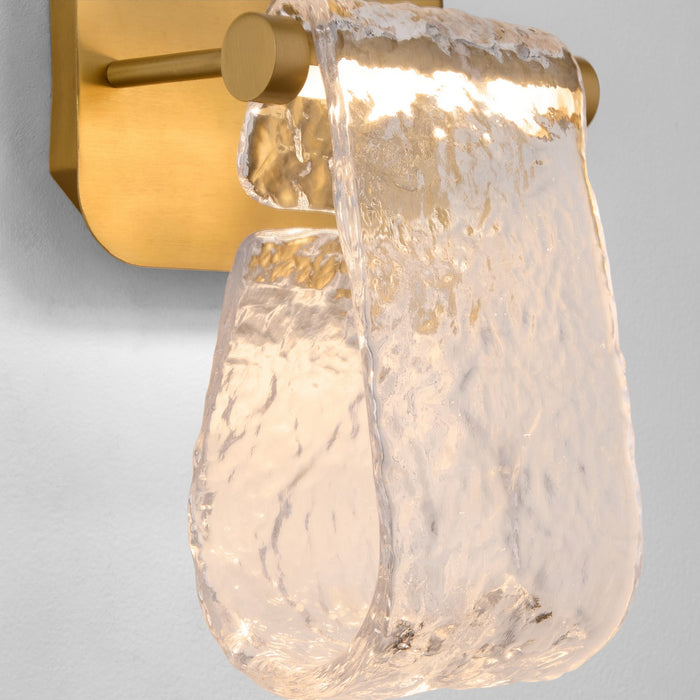 Myhouse Lighting Oxygen - 3-502-40 - LED Wall Sconce - Veer - Aged Brass