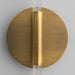 Myhouse Lighting Quorum - 3-503-56 - LED Wall Sconce - Manhattan - Brushed Brass