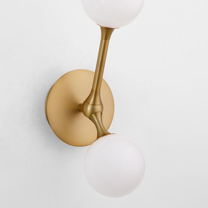 Myhouse Lighting Quorum - 3-546-56 - LED Wall Sconce - Orbe - Brushed Brass