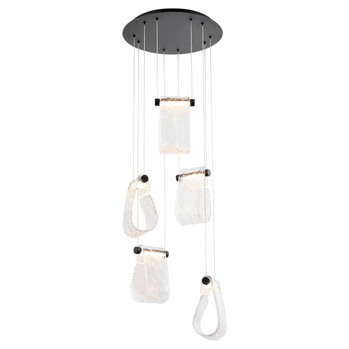 Myhouse Lighting Oxygen - 3-6102-15 - LED Pendant - Veer - Black