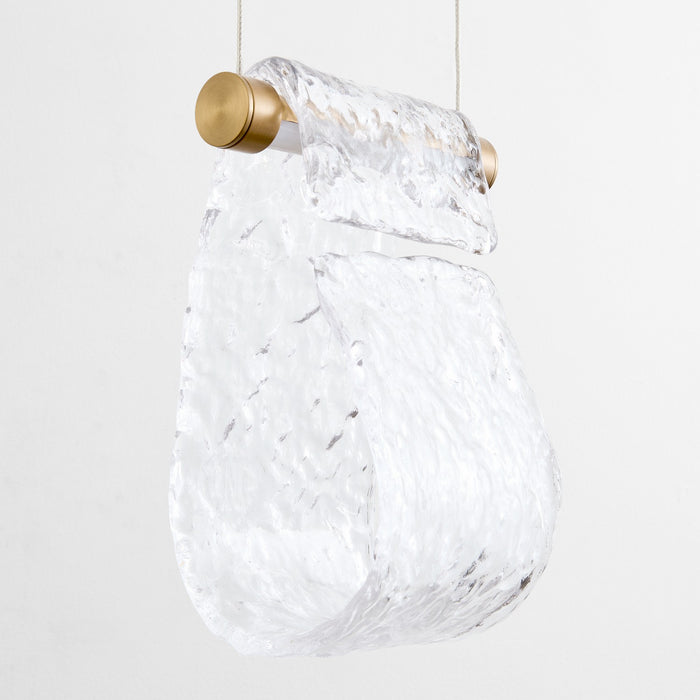 Myhouse Lighting Oxygen - 3-6102-40 - LED Pendant - Veer - Aged Brass