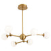 Myhouse Lighting Quorum - 3-646-56 - LED Chandelier - Orbe - Brushed Brass