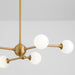 Myhouse Lighting Quorum - 3-646-56 - LED Chandelier - Orbe - Brushed Brass