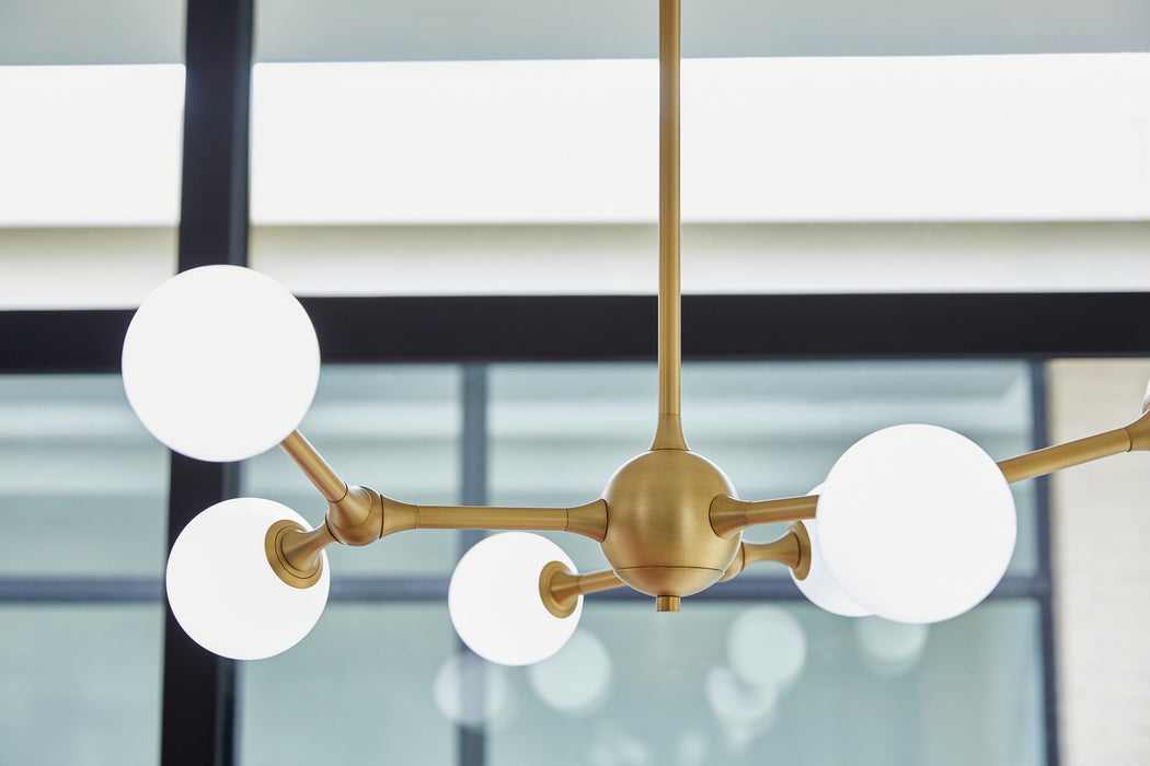 Myhouse Lighting Quorum - 3-646-56 - LED Chandelier - Orbe - Brushed Brass