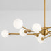 Myhouse Lighting Quorum - 3-647-56 - LED Chandelier - Orbe - Brushed Brass