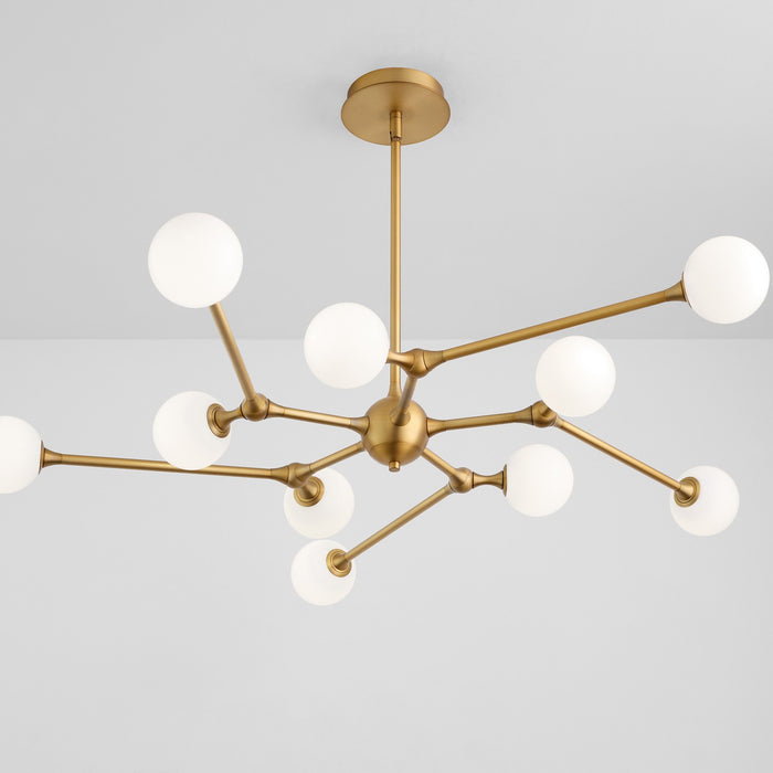 Myhouse Lighting Quorum - 3-647-56 - LED Chandelier - Orbe - Brushed Brass