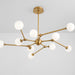 Myhouse Lighting Quorum - 3-647-56 - LED Chandelier - Orbe - Brushed Brass