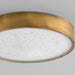 Myhouse Lighting Quorum - 3-655-56 - LED Ceiling Mount - Floe - Brushed Brass